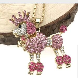 Cute adorable puddle pendant necklace